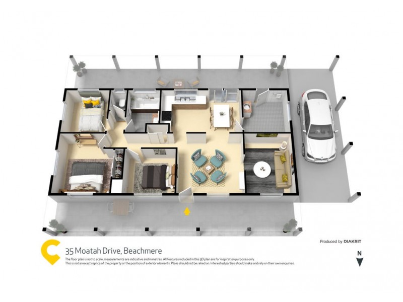 35 Moatah Drive, Beachmere QLD 4510 Floorplan