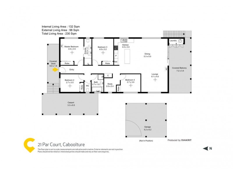 21 Par Court, Caboolture QLD 4510 Floorplan