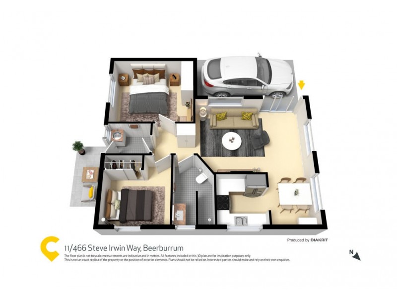 11/466 Steve Irwin Way, Beerburrum QLD 4517 Floorplan