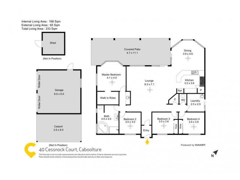40 Cessnock Court, Caboolture QLD 4510 Floorplan