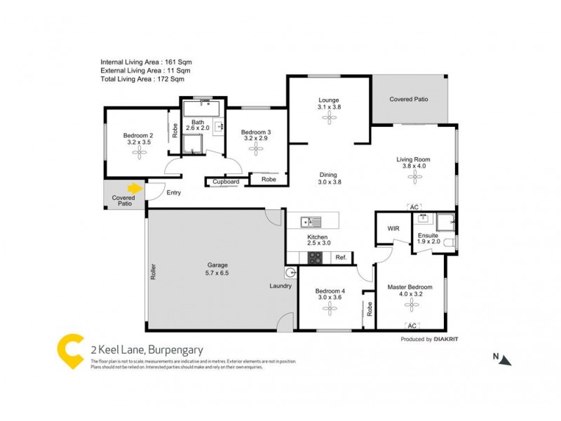2 Keel Lane, Burpengary QLD 4505 Floorplan