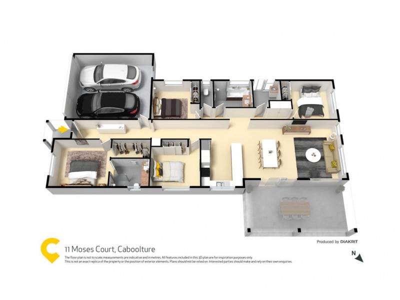 11 Moses Court, Caboolture QLD 4510 Floorplan