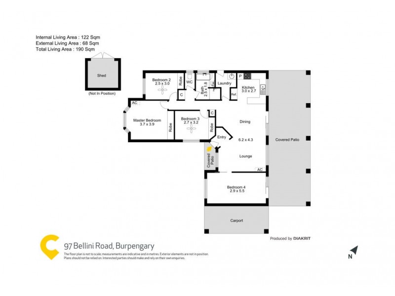 97 Bellini Road, Burpengary QLD 4505 Floorplan