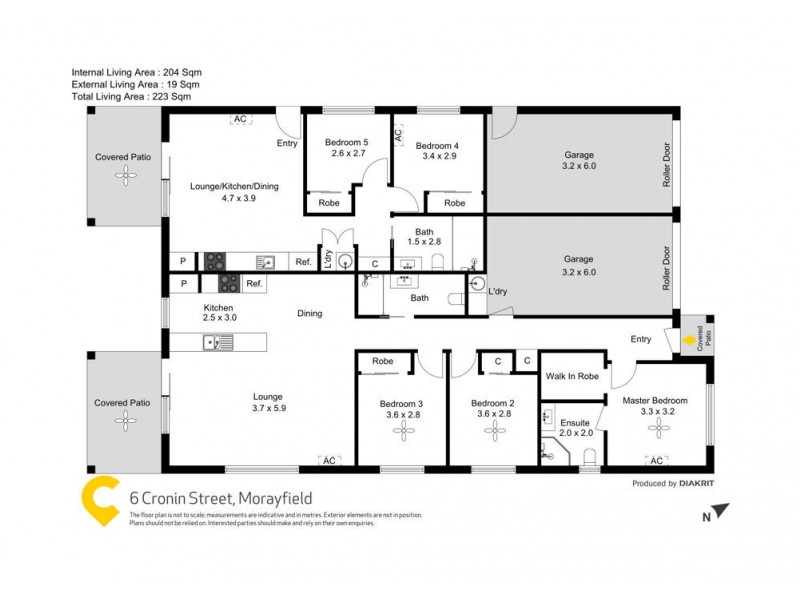 6 Cronin Street, Morayfield QLD 4506 Floorplan