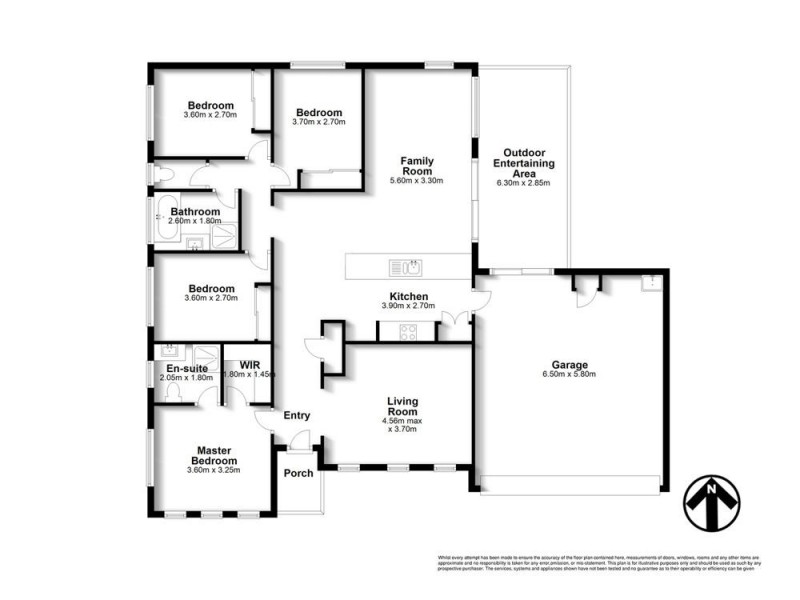 3 Baxter Crescent, Caboolture QLD 4510 Floorplan