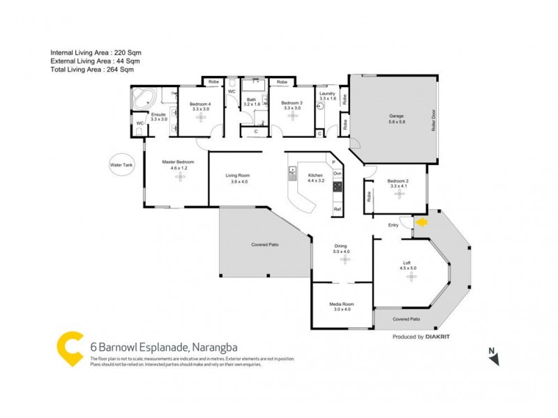 6 Barnowl Esplanade, Narangba QLD 4504 Floorplan