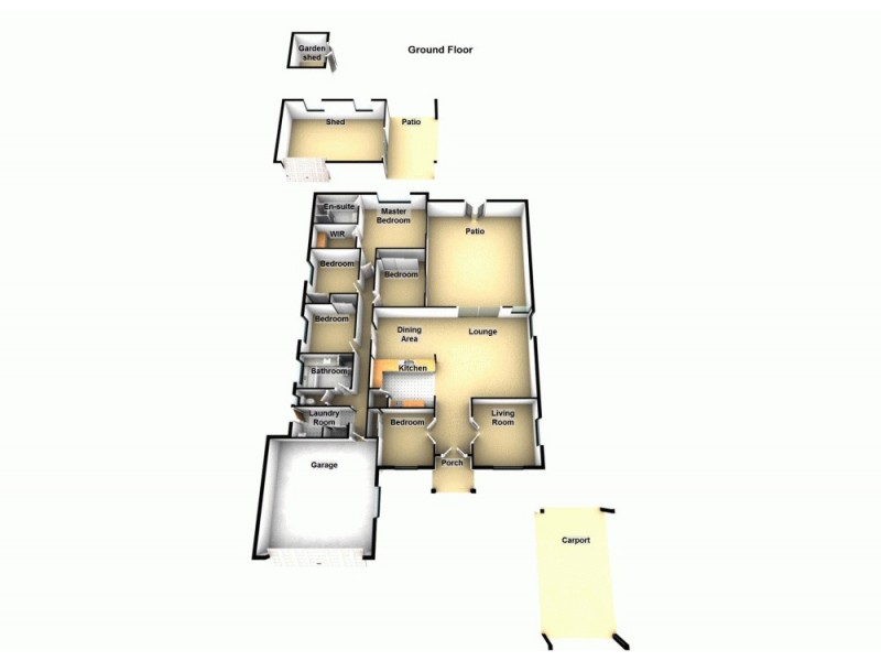 3 Amaroo Avenue, Narangba QLD 4504 Floorplan