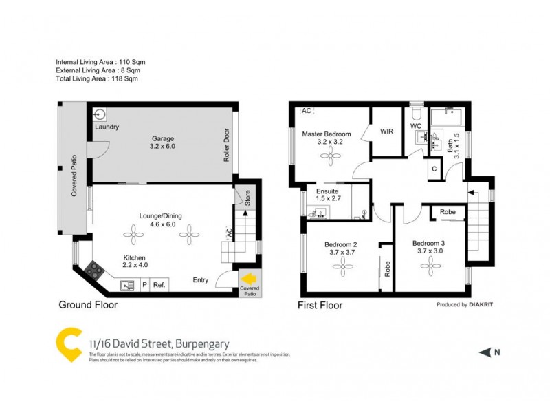 11/16 David Street, Burpengary QLD 4505 Floorplan