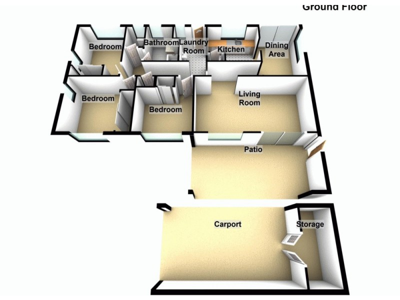 14 Hodges Street, Redcliffe QLD 4020 Floorplan