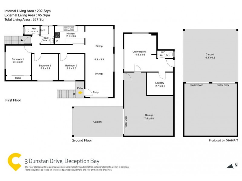 3 Dunstan Drive, Deception Bay QLD 4508 Floorplan