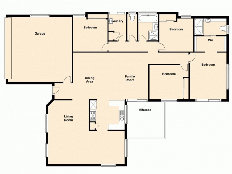 34 Kernel Road, Narangba QLD 4504 Floorplan