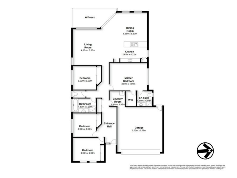 6 Feather Court, Morayfield QLD 4506 Floorplan