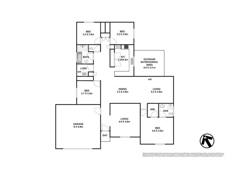 10 Adrian Street, Caboolture QLD 4510 Floorplan