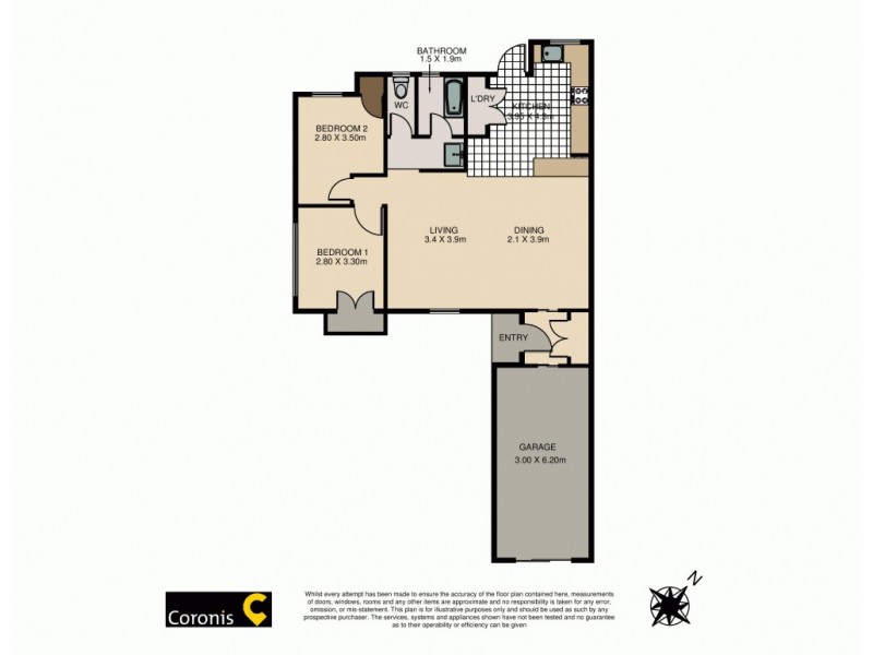 1/13 Chopin Court, Burpengary QLD 4505 Floorplan