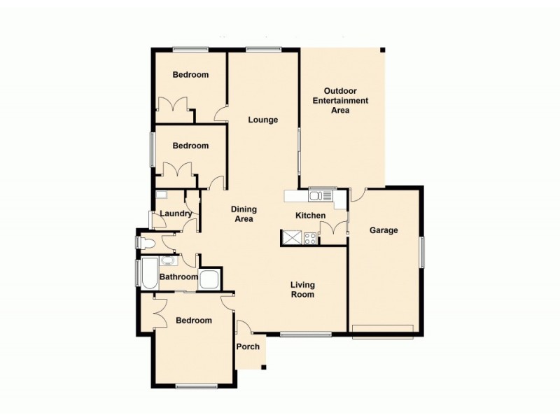 54 Orchid Drive, Kallangur QLD 4503 Floorplan