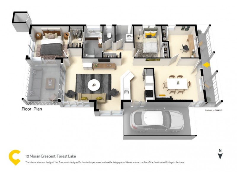 10 Moran Crescent, Forest Lake QLD 4078 Floorplan