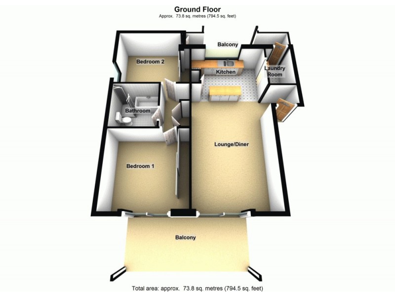 32/360 Grand Avenue, Forest Lake QLD 4078 Floorplan