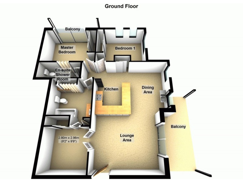 57/280 GRAND AVENUE, Forest Lake QLD 4078 Floorplan