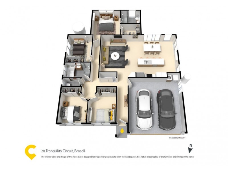 20 Tranquility Cct, Brassall QLD 4305 Floorplan