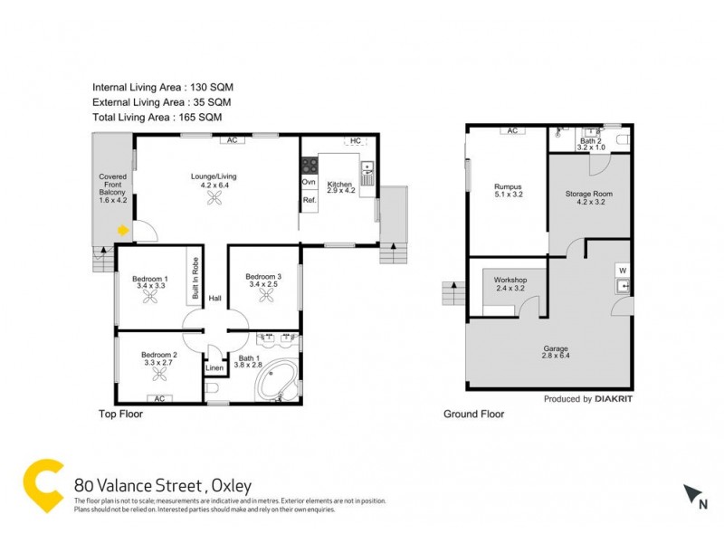 80 Valance Street, Oxley QLD 4075 Floorplan