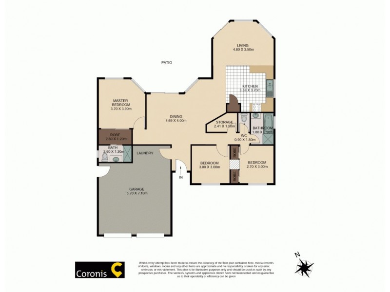 2 Camelot Crescent, Middle Park QLD 4074 Floorplan