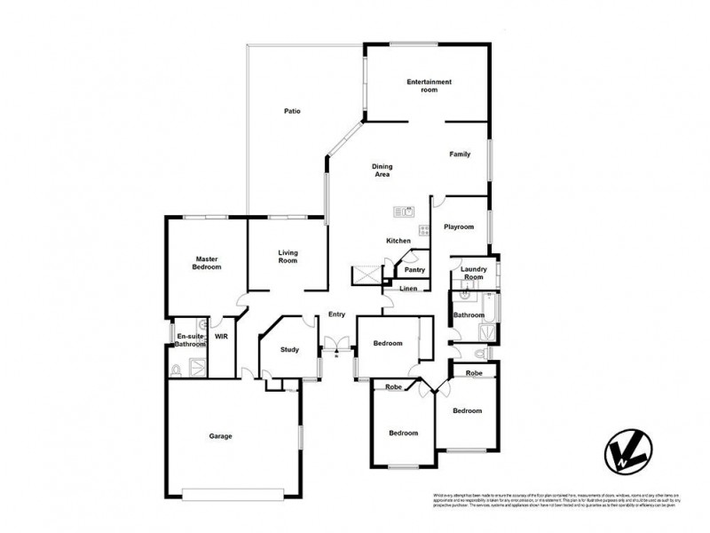 11 Silky Oak Drive, Brookwater QLD 4300 Floorplan