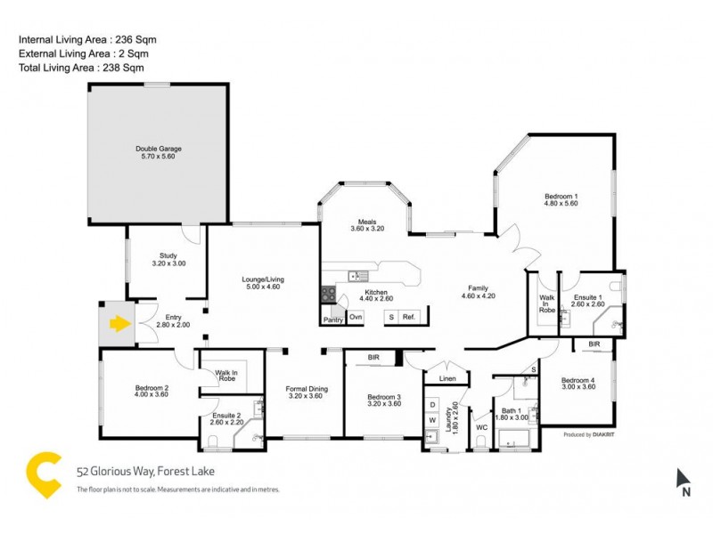 52 Glorious Way, Forest Lake QLD 4078 Floorplan