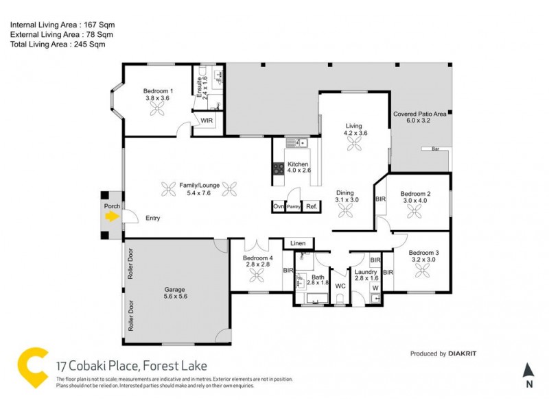 17 Cobaki Place, Forest Lake QLD 4078 Floorplan
