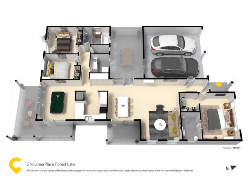 6 Noumea Place, Forest Lake QLD 4078 Floorplan