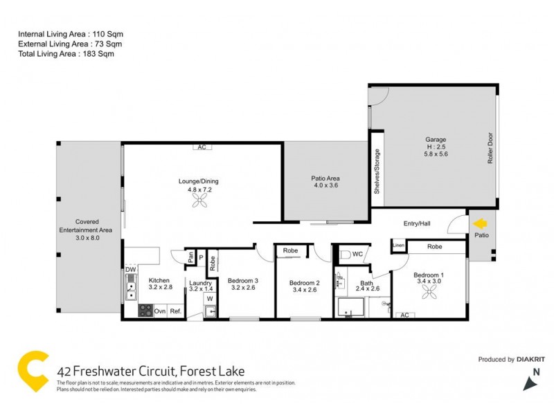42 Freshwater Circuit, Forest Lake QLD 4078 Floorplan