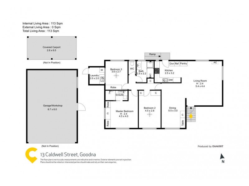 13 Caldwell Street, Goodna QLD 4300 Floorplan