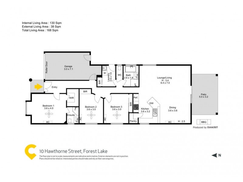 10 Hawthorne Street, Forest Lake QLD 4078 Floorplan