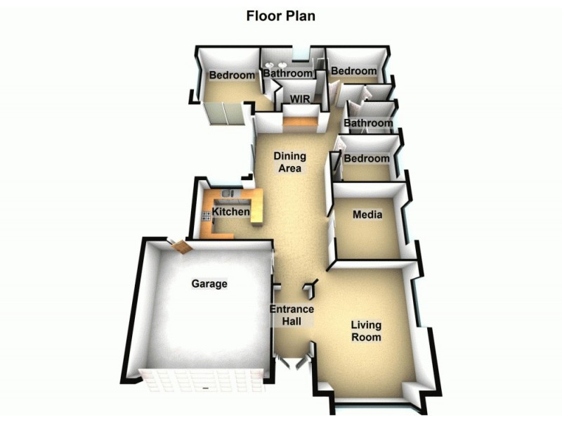 5 Apollo Place, Springfield Lakes QLD 4300 Floorplan
