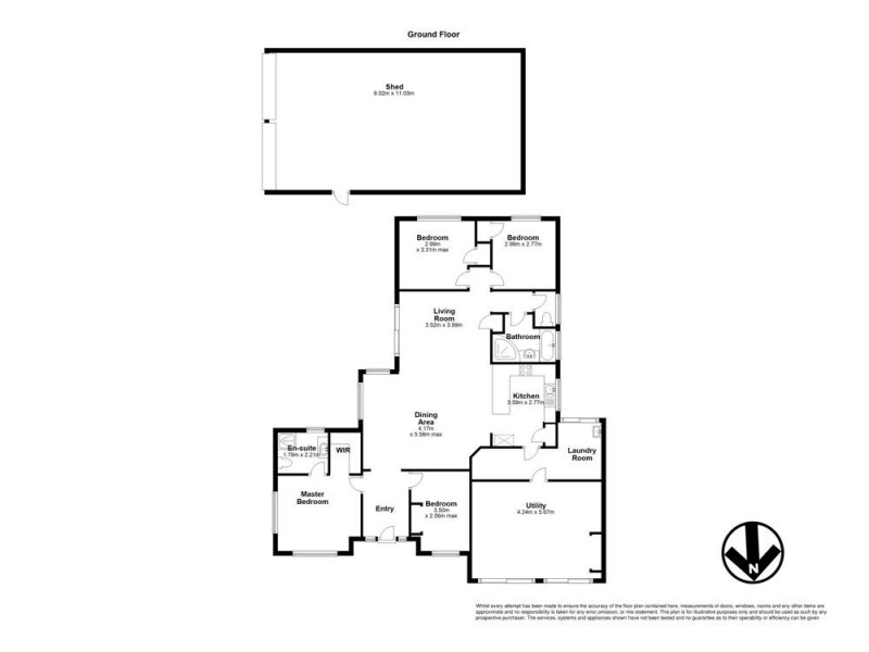 2 McKerrow Crescent, Goodna QLD 4300 Floorplan