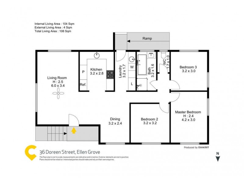 36 Doreen Street, Ellen Grove QLD 4078 Floorplan