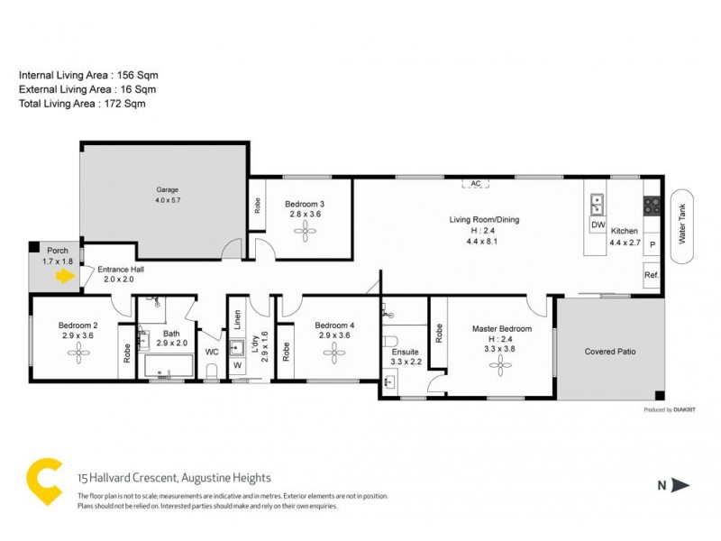 15 Hallvard Crescent, Augustine Heights QLD 4300 Floorplan