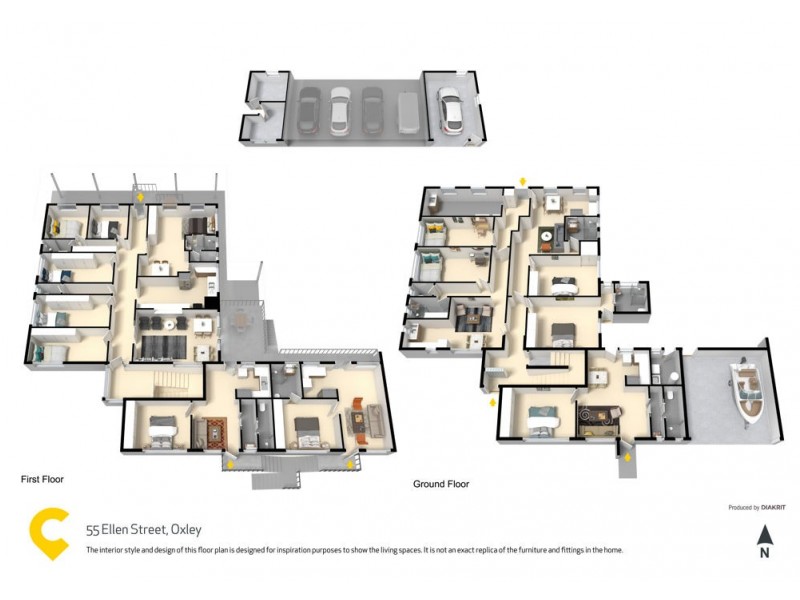 55 Ellen Street, Oxley QLD 4075 Floorplan
