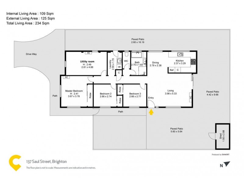 137 Saul Street, Brighton QLD 4017 Floorplan