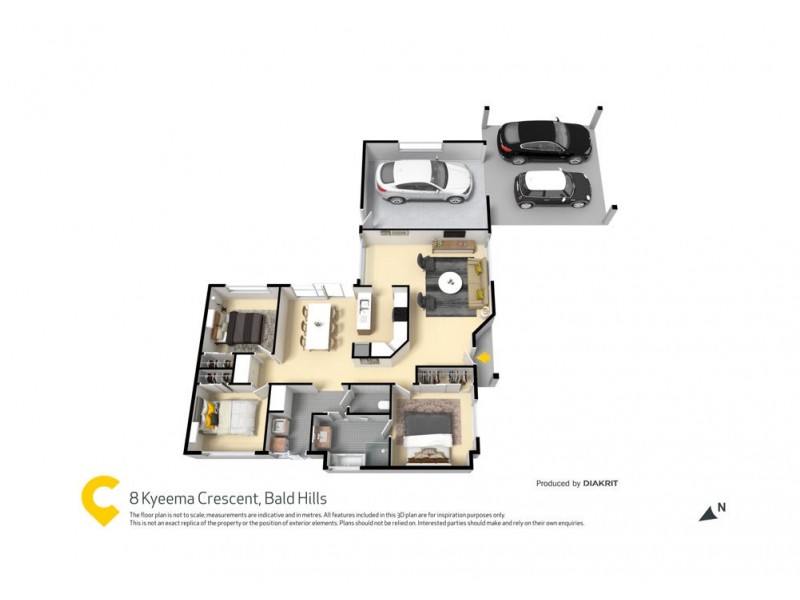 8 Kyeema Crescent, Bald Hills QLD 4036 Floorplan
