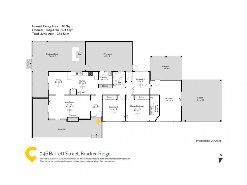 246 Barrett Street, Bracken Ridge QLD 4017 Floorplan