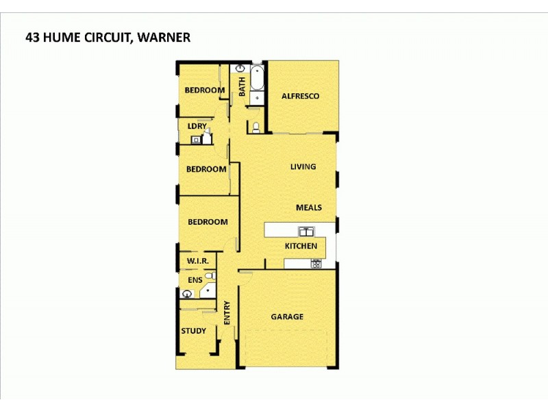 43 Hume Circuit, Warner QLD 4500 Floorplan