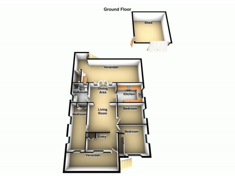 4 Cotton Street, Shorncliffe QLD 4017 Floorplan