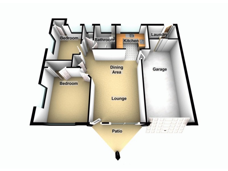 1/66 Rue Montaigne, Petrie QLD 4502 Floorplan