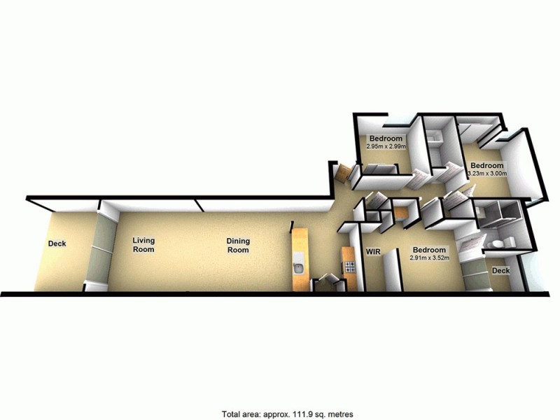 609/23 Parkland Street, Nundah QLD 4012 Floorplan