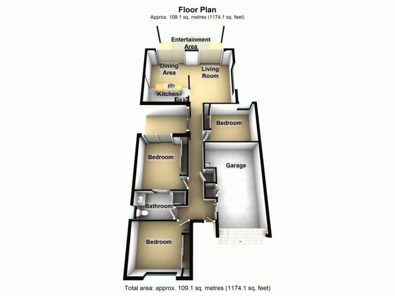 1/9 Trenton Court, Bracken Ridge QLD 4017 Floorplan