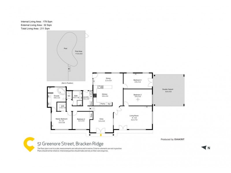 1 Kilronan Street, Bracken Ridge QLD 4017 Floorplan