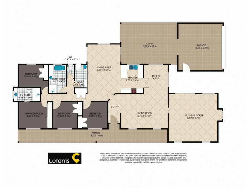 1 David Street, Bracken Ridge QLD 4017 Floorplan