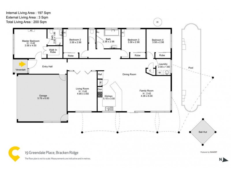 19 Greendale Place, Bracken Ridge QLD 4017 Floorplan