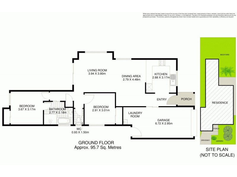 2/21 Wodala Crescent, Bracken Ridge QLD 4017 Floorplan