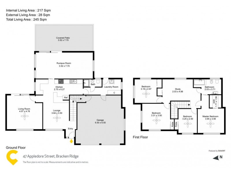 47 Appledore Street, Bracken Ridge QLD 4017 Floorplan